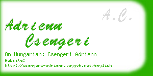 adrienn csengeri business card